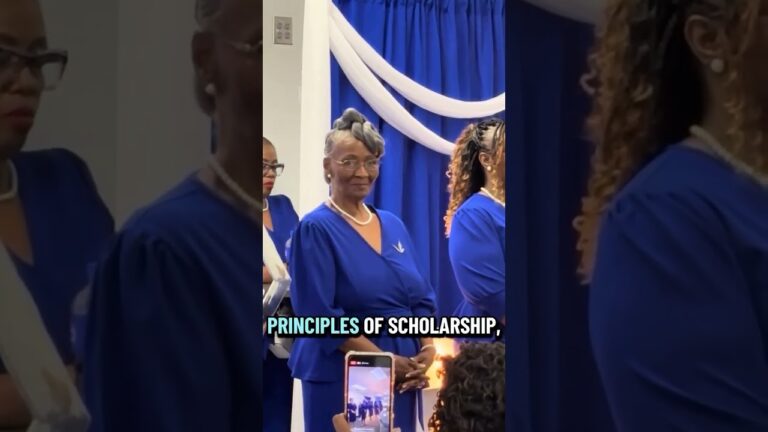 Her grandmother just became a finer woman of Zeta Phi Beta Sorority