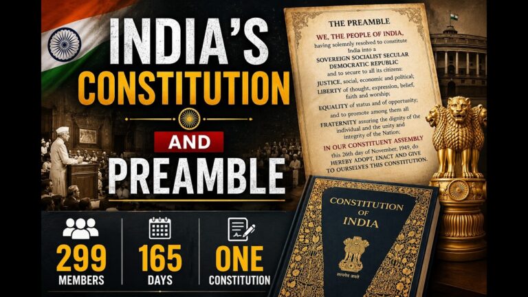 India’s Constitution and Preamble | 299 Members. 165 Days. One Constitution