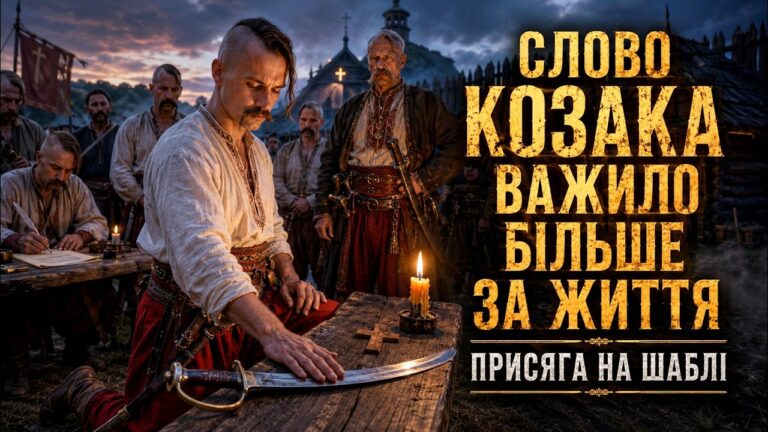 Козацька присяга на шаблі: Слово, яке важило більше за життя