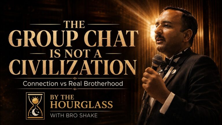 The Group Chat Is Not a Civilization | Connection vs Real Brotherhood | By the Hourglass w/Bro Shake