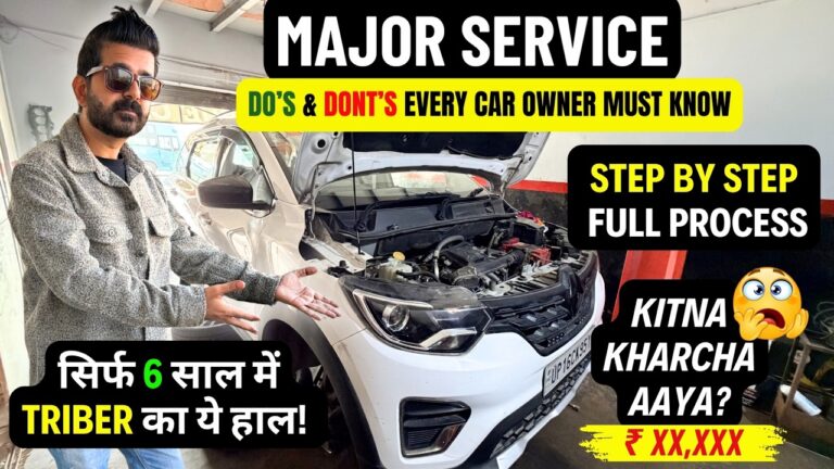 I Recorded My Car’s Major Service 😲 Renault Triber After 6 Years – The Good, Bad & Ugly