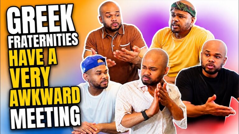 Greek Fraternities Have a Very Awkward Meeting 😂 | Divine Nine Comedy