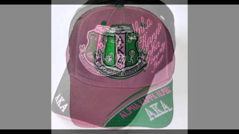 Alpha Kappa Alpha Caps & Beanies-aka sorority-black greek-greek paraphernalia-sorority-fraternity