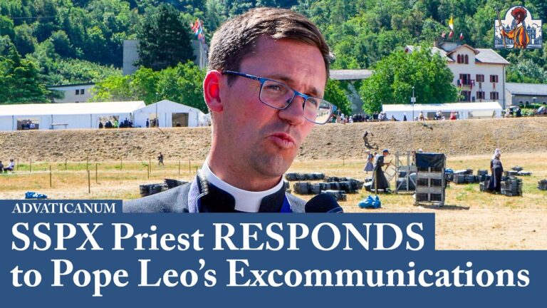SSPX Priest RESPONDS to Episcopal EXCOMMUNICATIONS at Écône 2026 | AdVaticanum