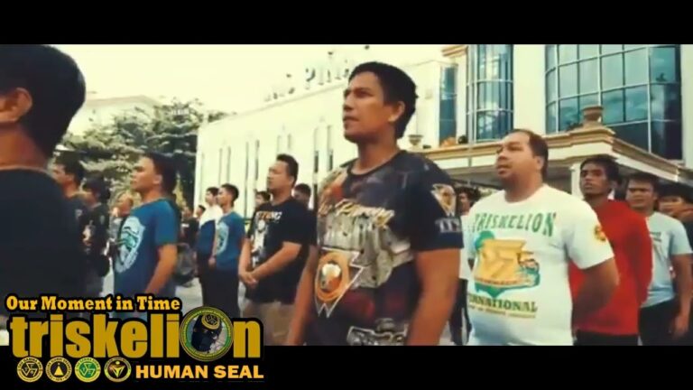Triskelion Tau Gamma Phi Sigma #TBT Human Seal Event Assembly by Las Pinerong Triskelion!